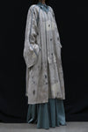 Mutedance 24 Autumn and Winter Loose Flower Dye Button Padded Jacket MD-MD24FW110-sand MD24FW110 MD24FW109